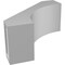 Ekena Millwork 5 1/2-in. W x 12-in. D x 12-in. H Westlake Architectural Grade PVC Knee Brace BRCP055X12X12WTL - alternate 4